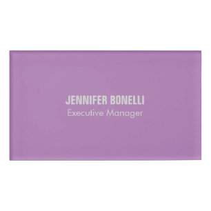 Beruflich minimalistisch moderner Name Namenschild