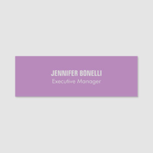 Beruflich minimalistisch moderner Name Namensschild