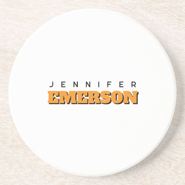 Beruflich minimalistisch modernes schlicht getränkeuntersetzer (Vorne)