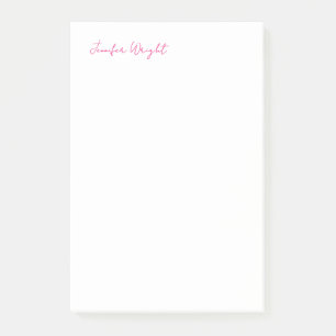 Beruflich-minimalistisch-schlicht-elegante Kalligr Post-it Klebezettel