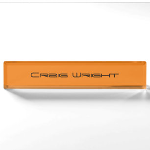 Beruflich Minimalistische Schlicht Moderne Persona Namensplakette