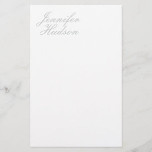Beruflich-minimalistischer moderner Kalligraphiena Briefpapier