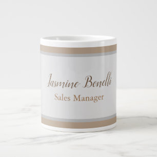 Beruflich modern Minimalistisch Jumbo-Tasse