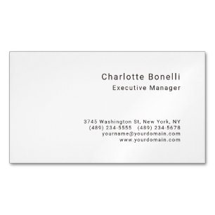 Beruflich modern Minimalistisch Magnetische Visitenkarte