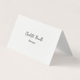 Beruflich modern Minimalistisch Visitenkarten