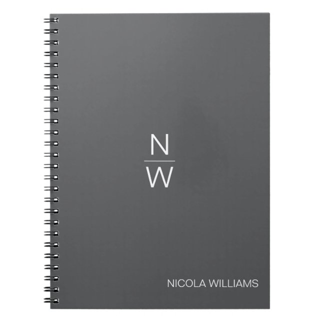 Beruflich Modern Simple Minimalistisch Dark Aquama Notizblock (Vorderseite)