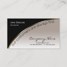 Beruflich Moderne Elegante Black Champagne Gold