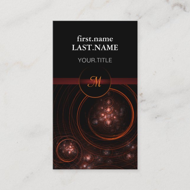 Beruflich Moderne Elegante Coole Starlight Visitenkarte (Vorderseite)