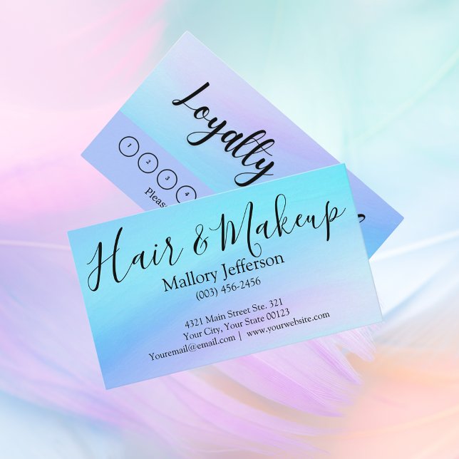 Beruflich Moderne Minimalistische Loyalität Visitenkarte (Beautiful, easy to read, loyalty business card)