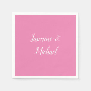 Beruflich Moderne Minimalistische Rosa Farbe Serviette