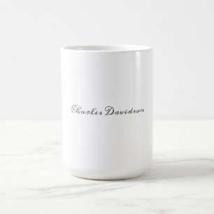 Beruflich Moderne Minimalistische Schlichte Kallig Kaffeetasse