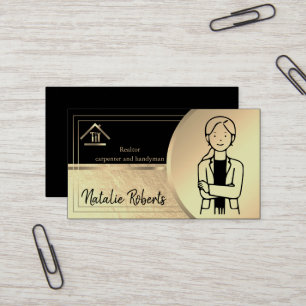 Beruflich Moderne Zuhause-Reparatur Handyman Visitenkarte