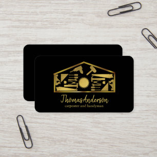 Beruflich Moderne Zuhause-Reparatur Handyman Visitenkarte