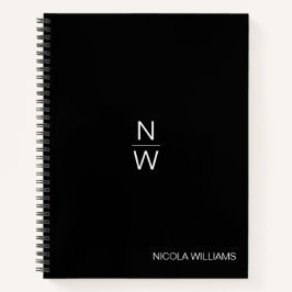 Beruflich Modernes, einfaches Minimalistisches Sch Notizbuch