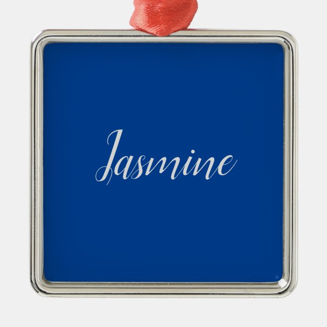 Beruflich Modernes Minimalistisches Deep Blue Ornament Aus Metall (Vorne)
