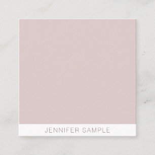 Beruflich Modernes Minimalistisches Elegantes Einf Quadratische Visitenkarte