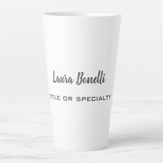 Beruflich Modernes Minimalistisches Schlicht Milchtasse (Vorderseite)