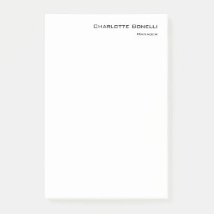 Beruflich Modernes Minimalistisches Schlicht Post-it Klebezettel