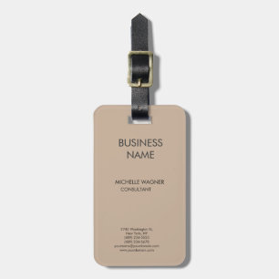 Beruflich Modernes Schlichtes Elegantes Minimalist Gepäckanhänger