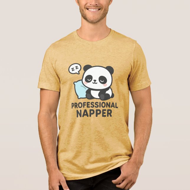 Beruflich Napper Panda Shirt (Vorderseite)
