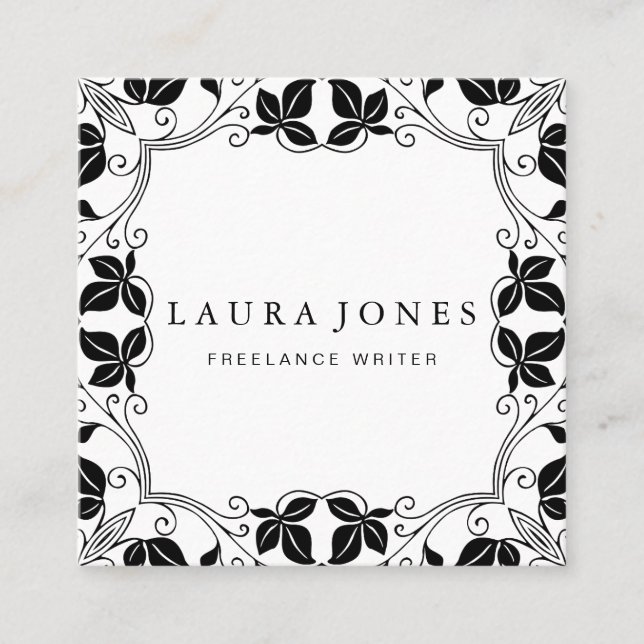 Beruflich Quadratische Visitenkarte (Vorderseite)