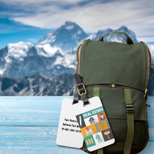 Beruflich Real Anwesen Agent Gepäckanhänger