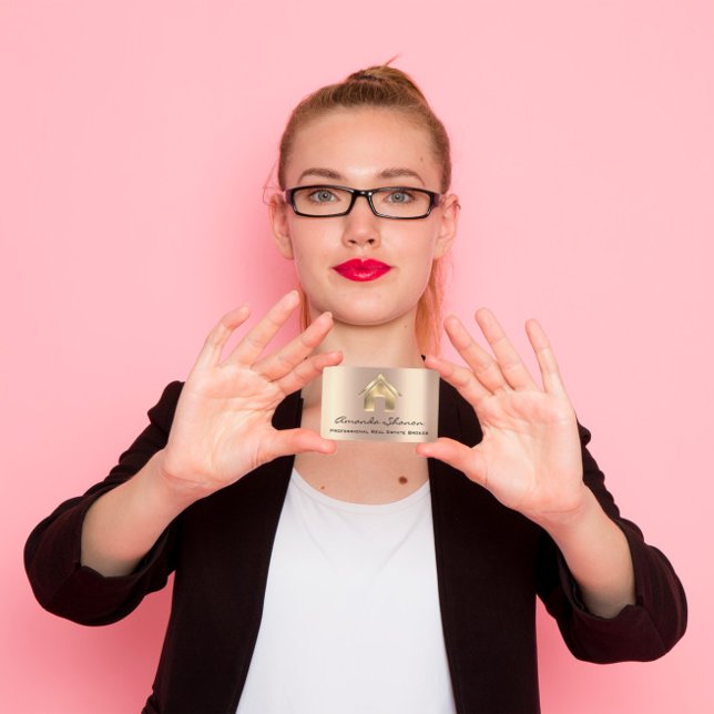 Beruflich Real Anwesen Broker Agent Rose QR Visitenkarte (Von Creator hochgeladen)