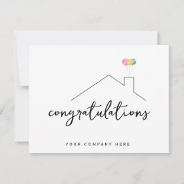 Beruflich Real Anwesen Gratulationen Neue Zuhause Karte