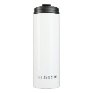 Beruflich Schlicht modern elegant Ihr Name Thermosbecher