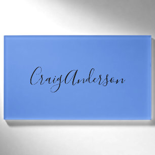 Beruflich Schlicht Moderne Moderne Elegante Blumen Namenschild
