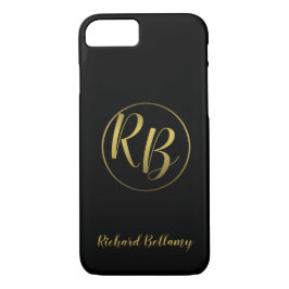 Beruflich Simple Black Gold - iPhone Case