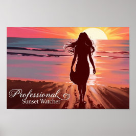 Beruflich Sunset Watcher Poster