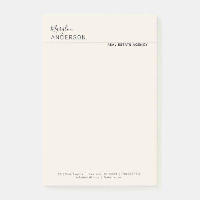 Beruflich - UNISEX Post-it Klebezettel (Vorderseite)