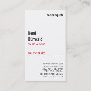 Beruflich Visitenkarte