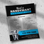 Berufliche 3D-Metallhandyman - Rohrleitungs- und R Flyer<br><div class="desc">Berufliche Handyman Klempner Reparaturservice-Flyer.</div>