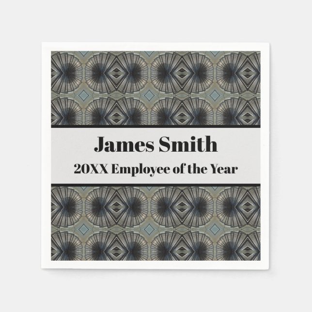 Berufliche Anerkennung von Mitarbeitern Serviette (Vorderseite)