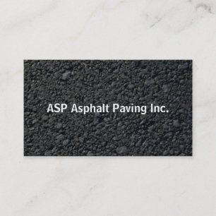 Berufliche Asphalt-Paarungsfirma-Visitenkarte Visitenkarte