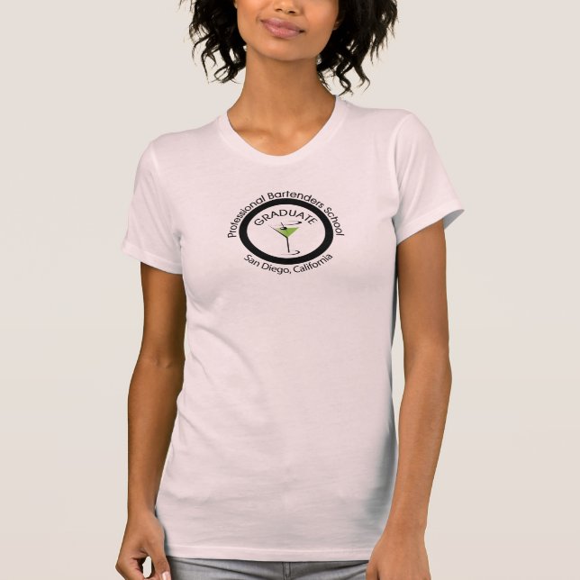 Berufliche Barkeeper-SchulBarkeeper-T - Shirts (Vorderseite)