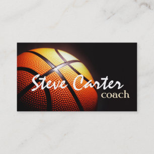 Berufliche Basketball-Trainer-Spieler-Sport-Karte Visitenkarte