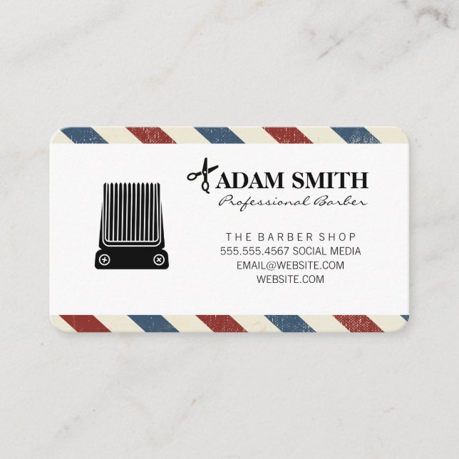 Berufliche Benennung von Frisuren Terminkarte (Vorderseite)