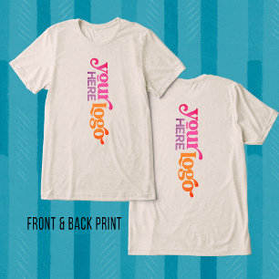 Berufliche, benutzerdefinierte Firmenlogo-Vorderse Tri-Blend Shirt