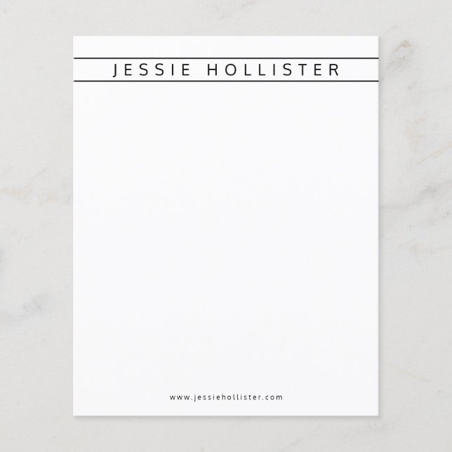 Berufliche Bezeichnung und Informationen (Vorderseite)