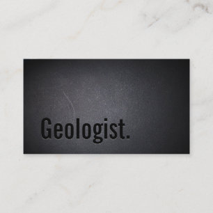 Berufliche Black-Out Geologin-Visitenkarte Visitenkarte