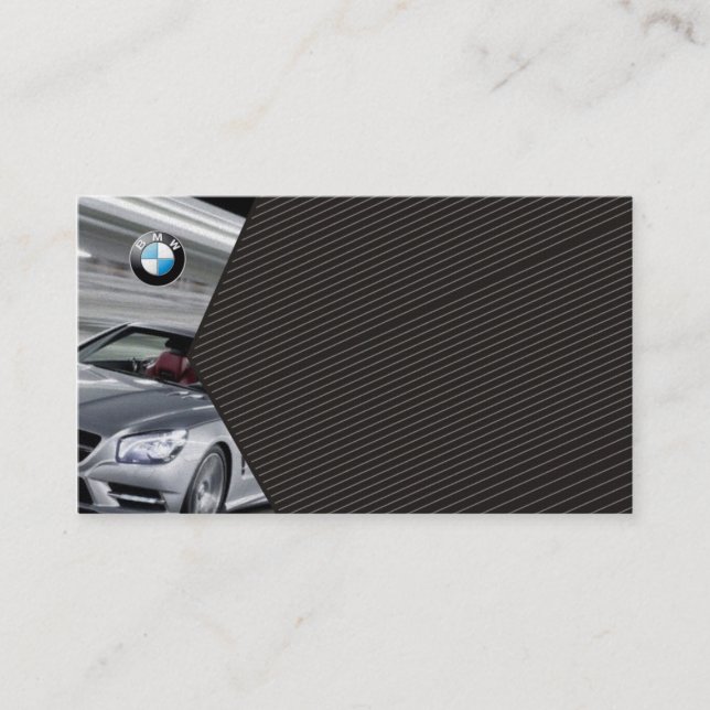berufliche BMW-Autoautohändler- und Visitenkarte (Vorderseite)