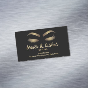 Berufliche Brow und Lash Magnetische Visitenkarte