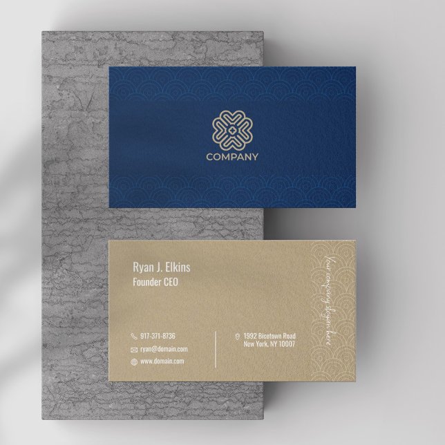 Berufliche CEO & Founder Business Card Visitenkarte (Von Creator hochgeladen)