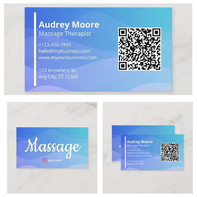 Berufliche Chiropraktische Reflexologie Massage Visitenkarte (Professional Chiropractic Reflexology Massage Business Card
)