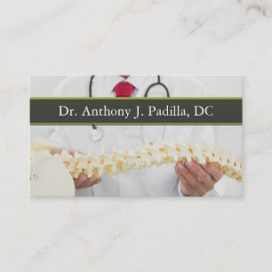 Berufliche CHIROPRAKTOR- UND WELLNESS-Visitenkarte Visitenkarte
