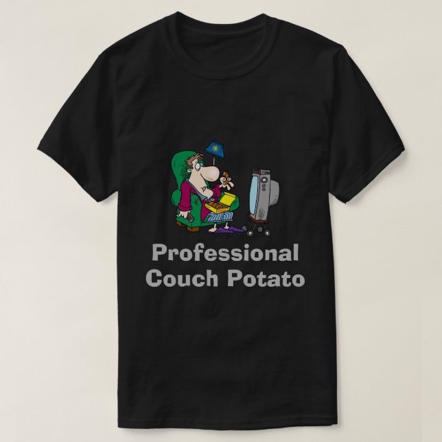 Berufliche Couch Potato T - Shirt (Design vorne)