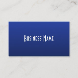 Berufliche Deep Blue Business Card Visitenkarte